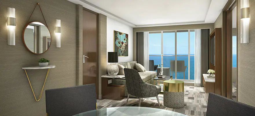 Forward-Facing Deluxe Penthouse with Large Balcony