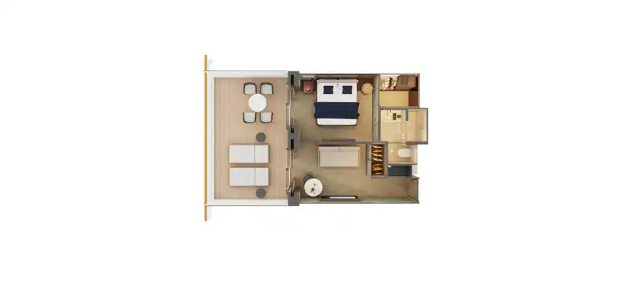 The Haven Aft-Facing Penthouse with Master Bedroom & Large Balcony